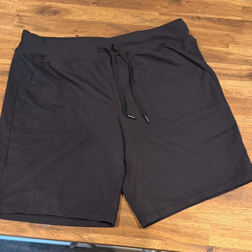 Athletic Works Black Men's Athletic Shorts